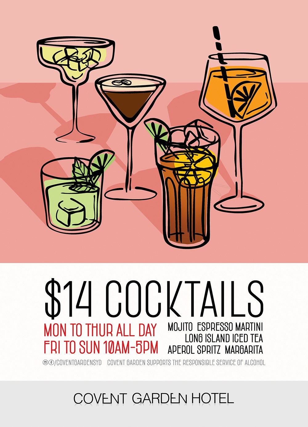 New Cocktail Menu 13.5